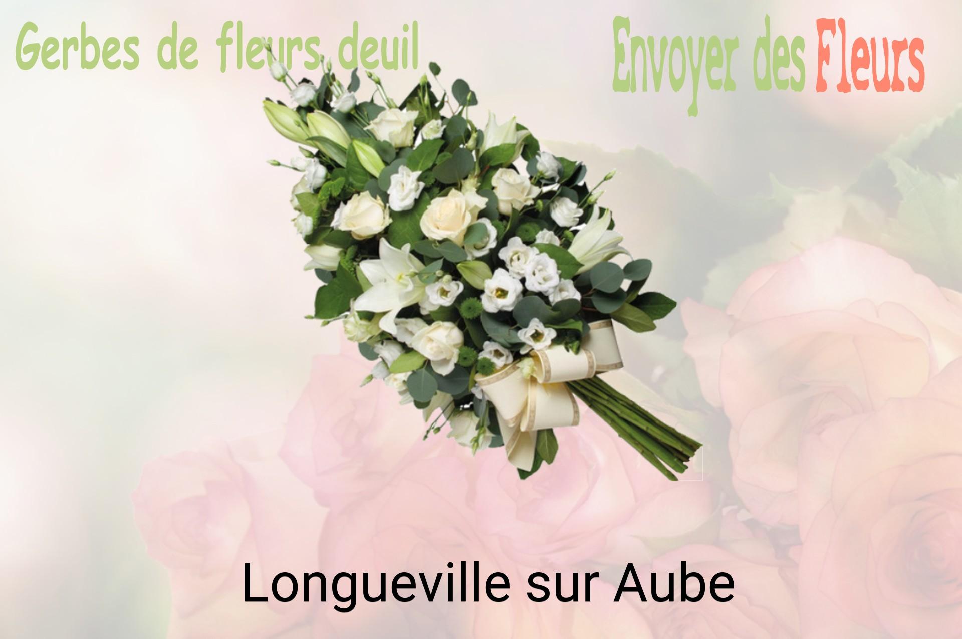 Gerbe de fleurs de deuil livrée à Longueville-sur-Aube