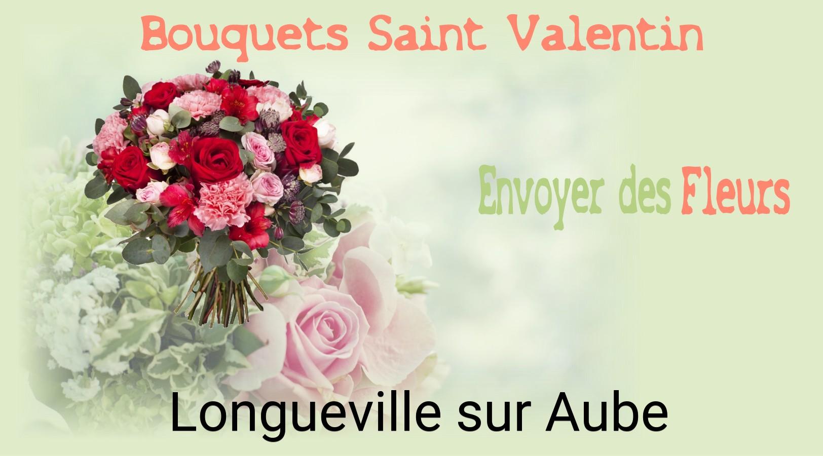 Roses de Saint-Valentin livrées à Longueville-sur-Aube